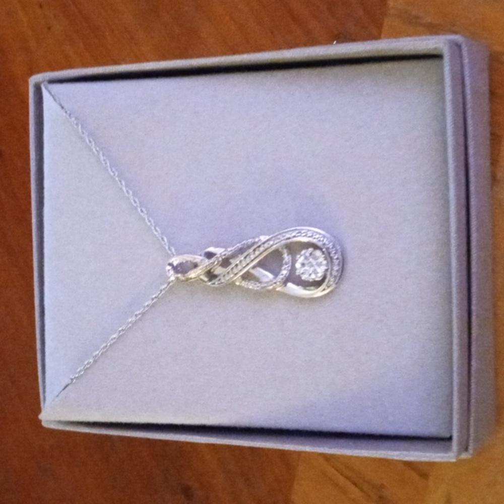 Infinity pendant from Zales